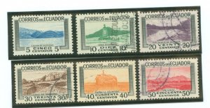 Ecuador #576-581 Used Single (Complete Set)