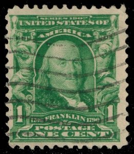 US #300 Benjamin Franklin; Used