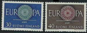 Finland 376-77 MNH 1960 Europa (ha1486)
