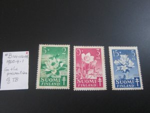 Finland 1950 Sc B101-03 Red Cross set MNH