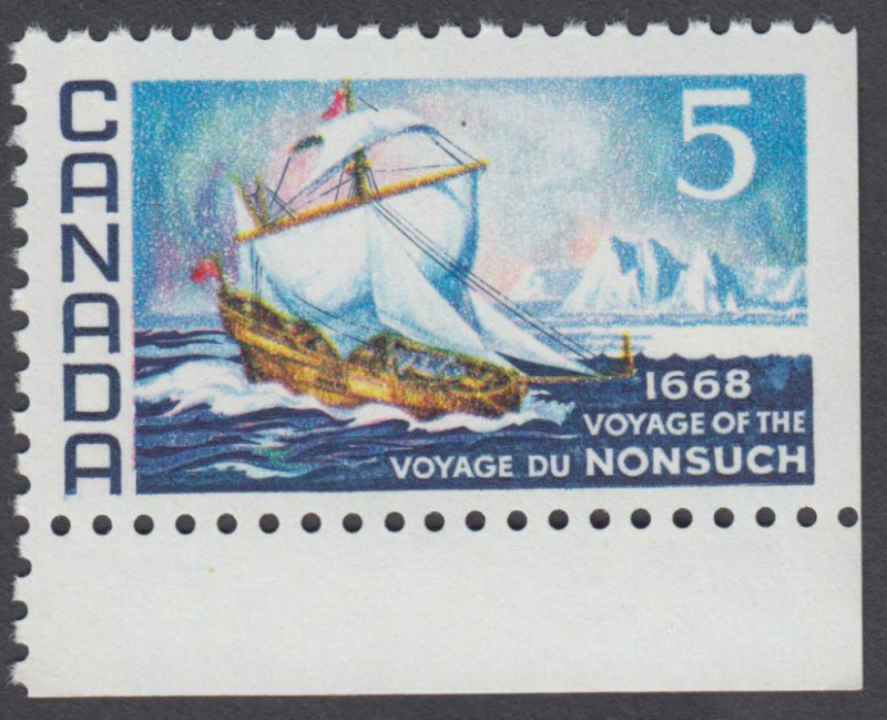 Canada - #482 Voyage Of the Nonsuch  - MNH