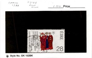 Ireland, Postage Stamp, #748 Used, 1989 St. Kilian, Totnan (AB)