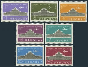 Uruguay C226-C232,hinged.Michel 902-908. Carrasco National Airport,1961.