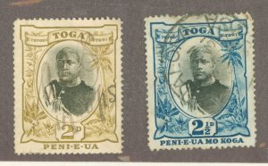 Tonga #41a-42 Unused Single