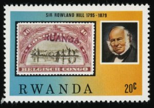 RWANDA Sc 935 MNH - 1979 20c - Sir Rowland Hill