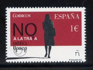 Spain 4079 MNH, Campaign Against Human Trafficking Issue from 2015.