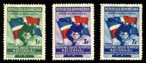 Dominican Republic #326-328 Cat$30, 1937 1st National Olympic Games,set of th...