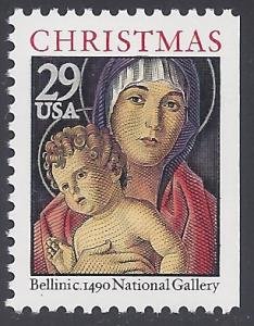 U.S.#2710a Madonna and Child 29c (1992) Booklet Single, MNH.