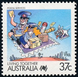 Australia 1988 37c Living Together - Postal Services SG1121 Fine Used 2