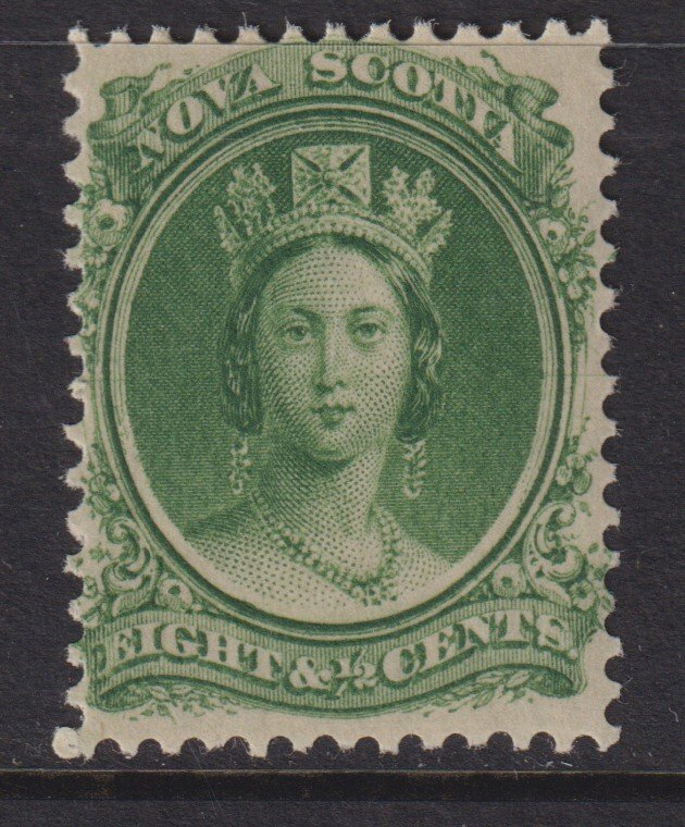 1860-63 Canada Nova Scotia Queen Victoria QV 8½¢ MVLH Sc# 11 CV $15.00 Stk #9