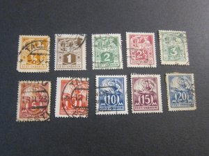 Estonia 1922 Sc 65-72,74-5 FU