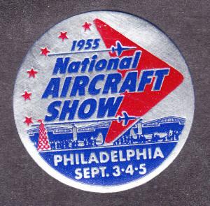 National Aircraft Show - Philadelphia 1955 Diecut Foil