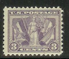 US Cat # 537, Victory, M-H*-