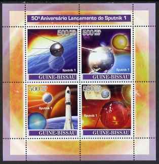 Guinea - Bissau 2007 Space - Sputnik 1 perf sheetlet cont...