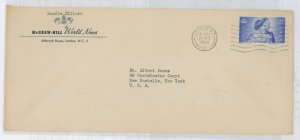 Great Britain 267 King George & Queen Elizabeth 1st day cover addressed #10 cover Lt. gum stains