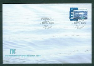 Aland. FDC 1998. International Year Of The Ocean, Protection. Sc.# 146