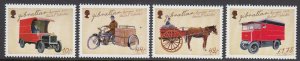 Gibraltar 1386-9 Postal Vehicles Europa mnh