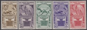 Italy Colonies General - Sassone n.23-31 - 50° Eritreo MH* cv 540$