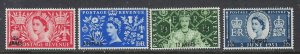 Oman 52-55 MNH 1953 QEII Coronation  (ap7379)