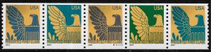 Sc 3844  (25¢) Spectrum Eagle PNC/5 #S1111111, MNH
