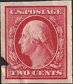 # 384 MINT NO GUM CARMINE GEORGE WASHINGTON