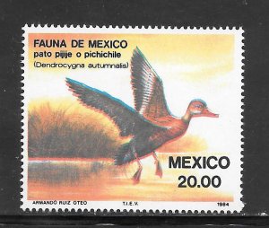 Mexico #1347 MNH Fauna, ducks Single