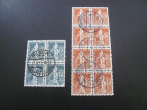 Germany Berlin 1949 USED BLOCKS XF 48 EUROS (123)