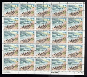 Sc  #1448-1451 Sheet of 100 National Parks Centennial  2¢ Lighthouse Fishing