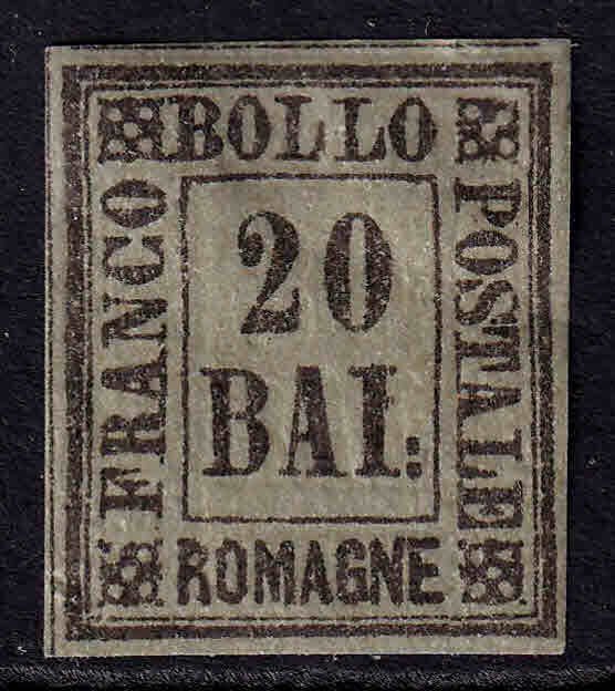 ITALY ROMAGNA 9 OG H M/M VF $200 SCV RICH COLOUR @@@