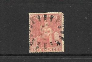 BARBADOS   1861-70  6d  BRITANNIA   FU   SG 29    