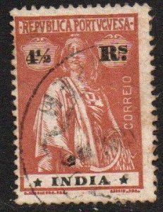 Portuguese India Sc #362 Used