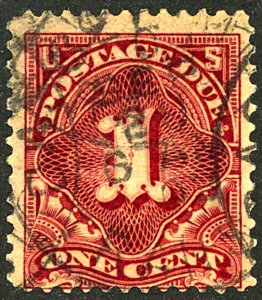 U.S. #J38 USED CREASE