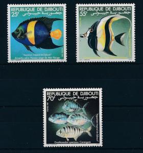 [29753] Djibouti 1981 Marine Life Aquarium Tropical Fish MNH