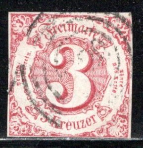 German States Thurn & Taxis Scott # 53, used