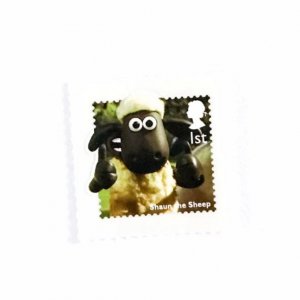 1 x Shaun the Sheep shaped UNused GB 1st Class Mint mnh Postage Stamp