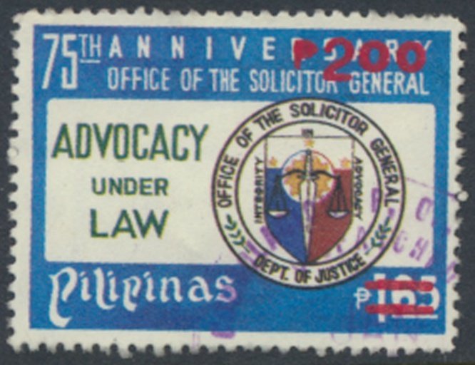 Philippines    SC# 1483  Used   Law  see details & scans