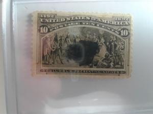 SCOTT # 237 COLUMBIAN EXPOSITION  USED 1898 SOUND