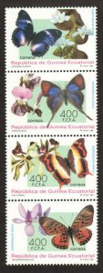 Equatorial Guinea Stamp 211  - Butterflies & Orchids