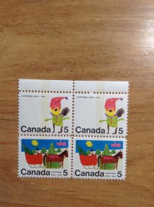 Canada  #  519p-520p  MNH  Block