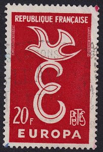 France - 1958 - Scott #889 - used - Europa