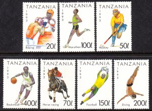 Tanzania 1018-1024 Sports MNH VF