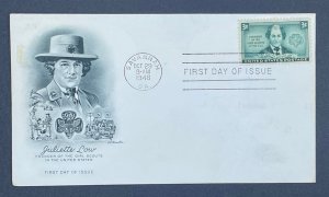 Scott 974  FDC   Juliette Low, Founder of the Girl Scouts in the United States
