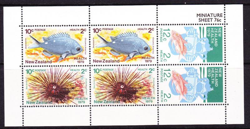 NEW ZEALAND  1979  HEALTH M/S MNH   