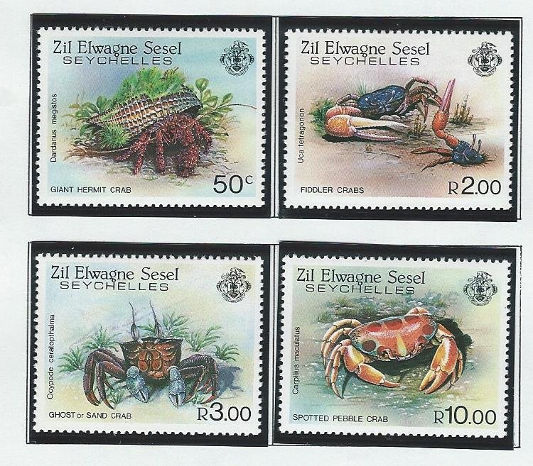 Seychelles Zil Elwannyen Sesel    mnh sc 84 - 87