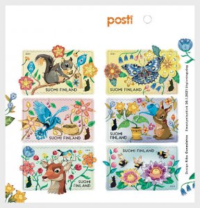 2021 Finland Let's Take Care Bklt of 6 (Scott 1632) MNH