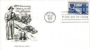 1012 Engineering Centennial Artmaster Cachet