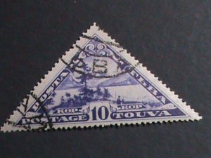 ​TANNU TUVA-1935-SC#57-SCENE OF YENISEI RIVER CTO -VERY FINE-   HARD TO FIND