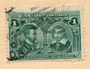 Canada 1898 Early Issue Fine Used 1c. NW-09326