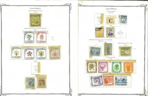 Colombia 1908-1961 M & U in Mounts on Scott Specialty Pages