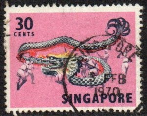 Singapore Sc #92 Used